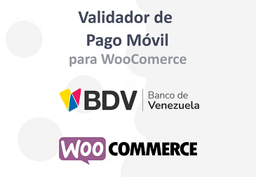 Banco de Venezuela – Pago Móvil Button Payment for WordPress WooCommerce