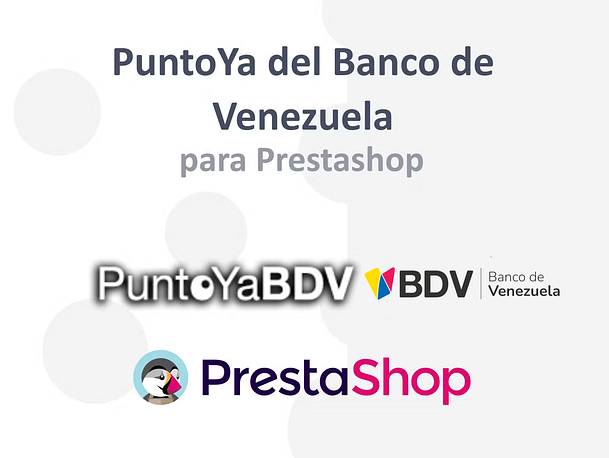Pago Móvil C2P with PuntoYa from Banco de Venezuela for Prestashop